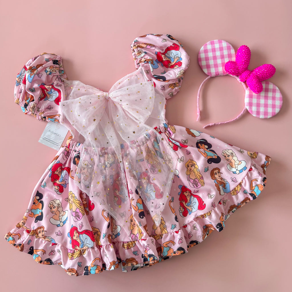 Classic Princess Dress - New Exclusive (RTS) Flamingo Baby Boutique Classic Princess Dress - New Exclusive (RTS) Flamingo Baby Boutique