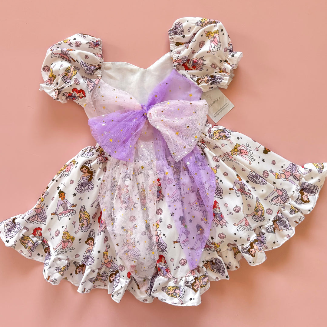 Princess tricks and treats dress (RTS) – Flamingo Baby Boutique